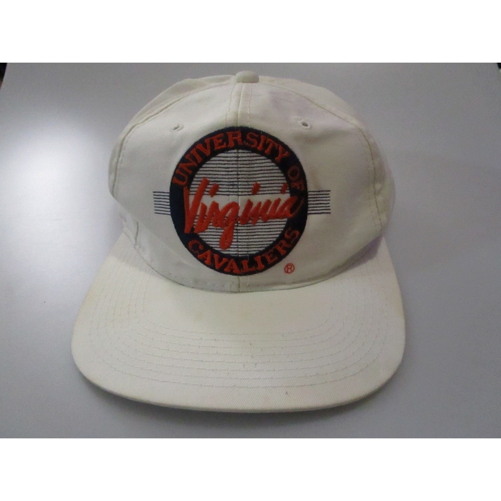 UVA Hat Snapback Mens White The Game Virginia Cavaliers Vintage 90s College NCAA
